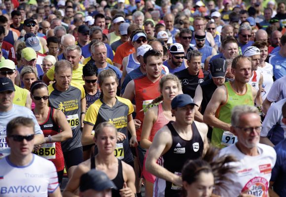 Personen beim Remmers-Hasetal-Marathon