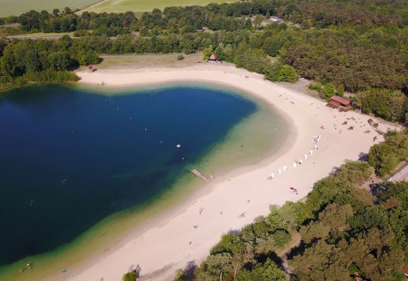 Luftaufnahme Heidesee